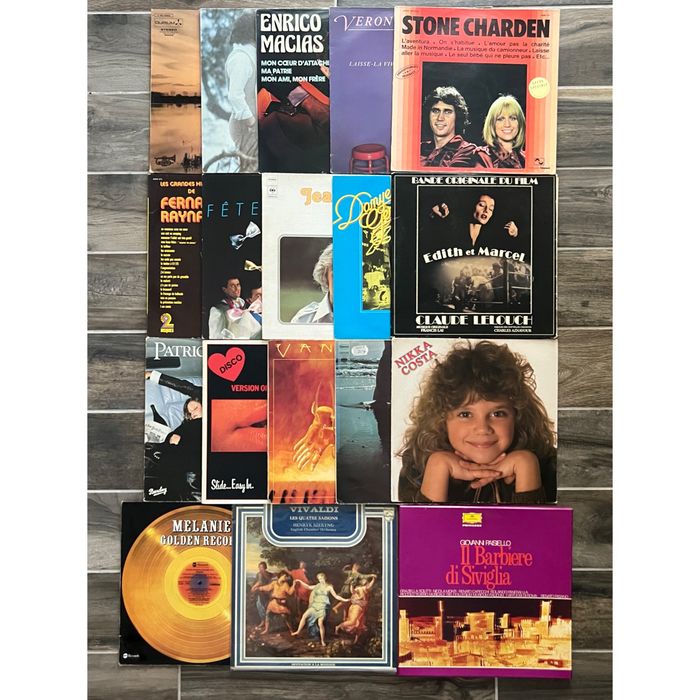 Lot de 17 Vinyles 33 tours