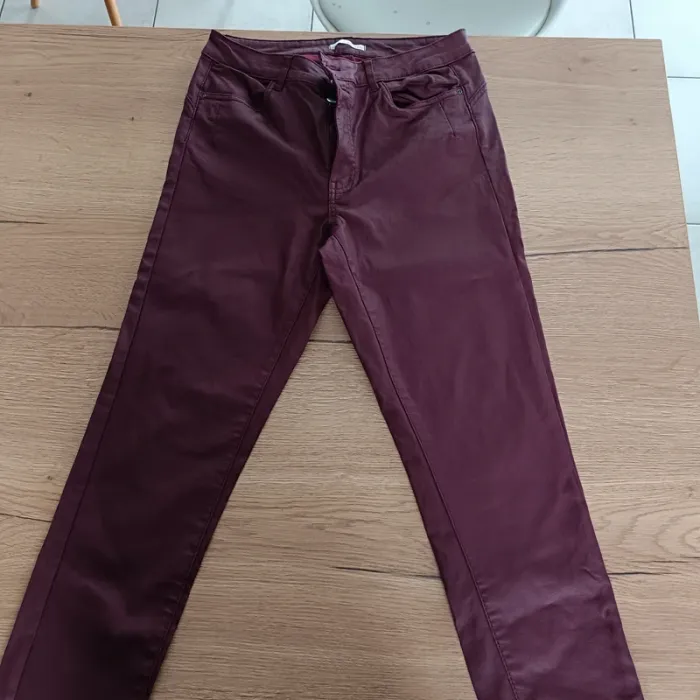 Pantalon ciré femme
