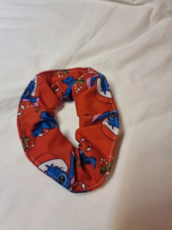 Chouchou scrunchies stitch Noël