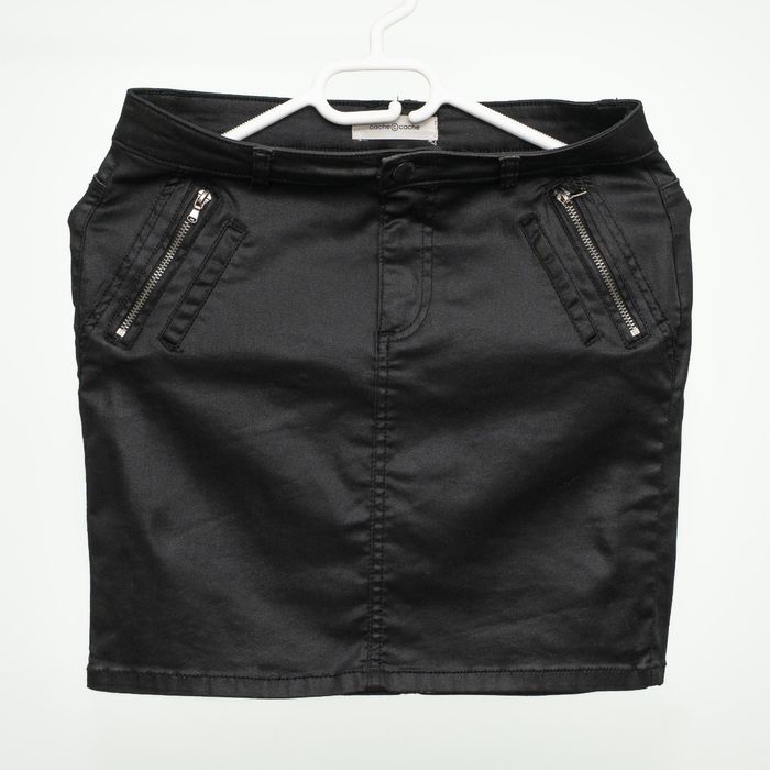 Jupe femme en semi cuir - photo numéro 2