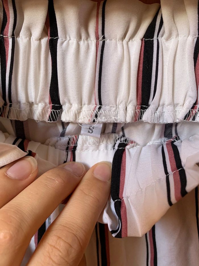 Pantalon fluide rayé Taille S - photo numéro 6