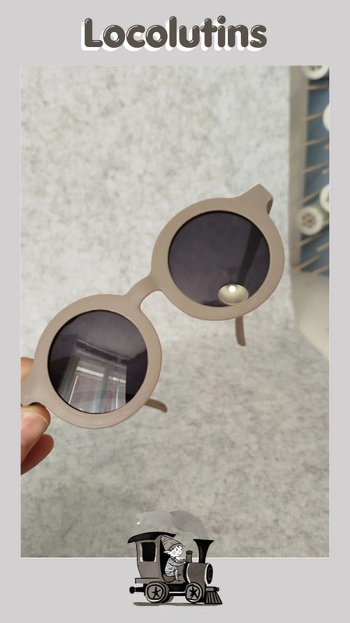 🚂 Lunettes de soleil marron glacé - photo numéro 2