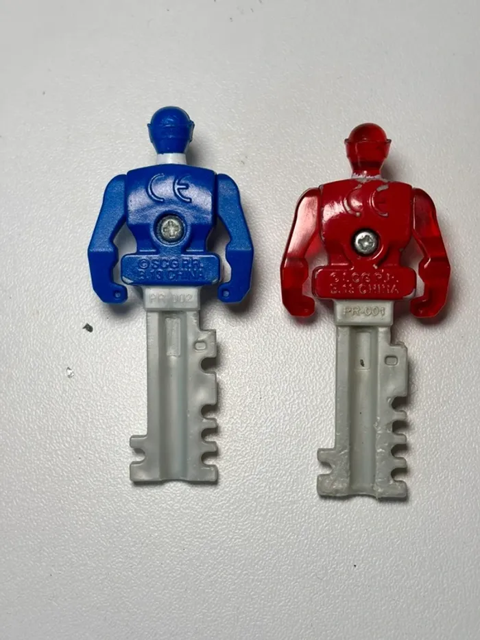 Clés de Ranger Power Rangers Super Megaforce rouges bleues pour Morpher bandai Megazord - photo numéro 2