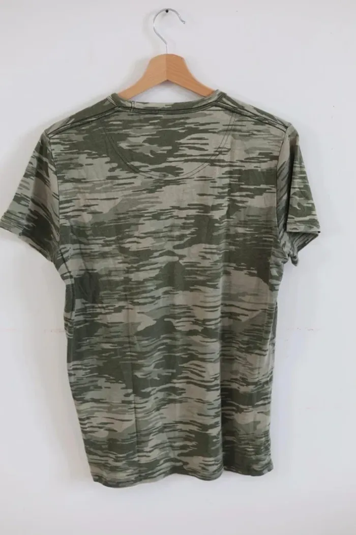 C56 t-shirt vert Hollister S - photo numéro 2