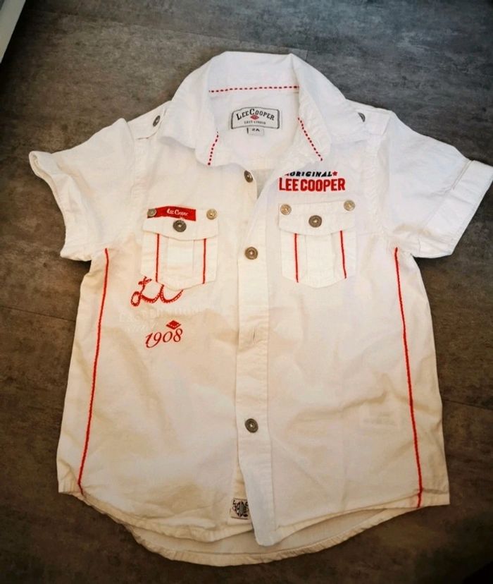 Chemise manches courtes bébé garçon 2 ans