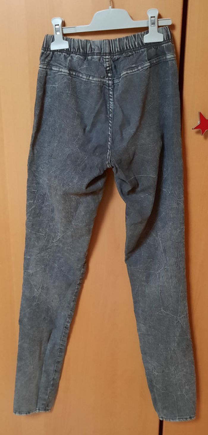 Jegging gris 34 Bershka - photo numéro 2