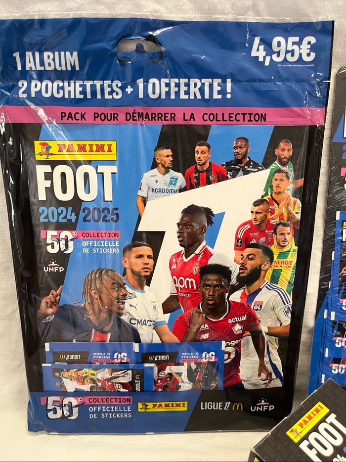 Kit Panini stickers FOOT 50 Collection 2024 / 2025 - photo numéro 2