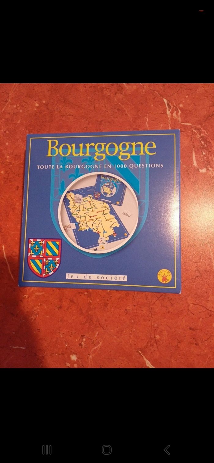Jeu de société bourgogne