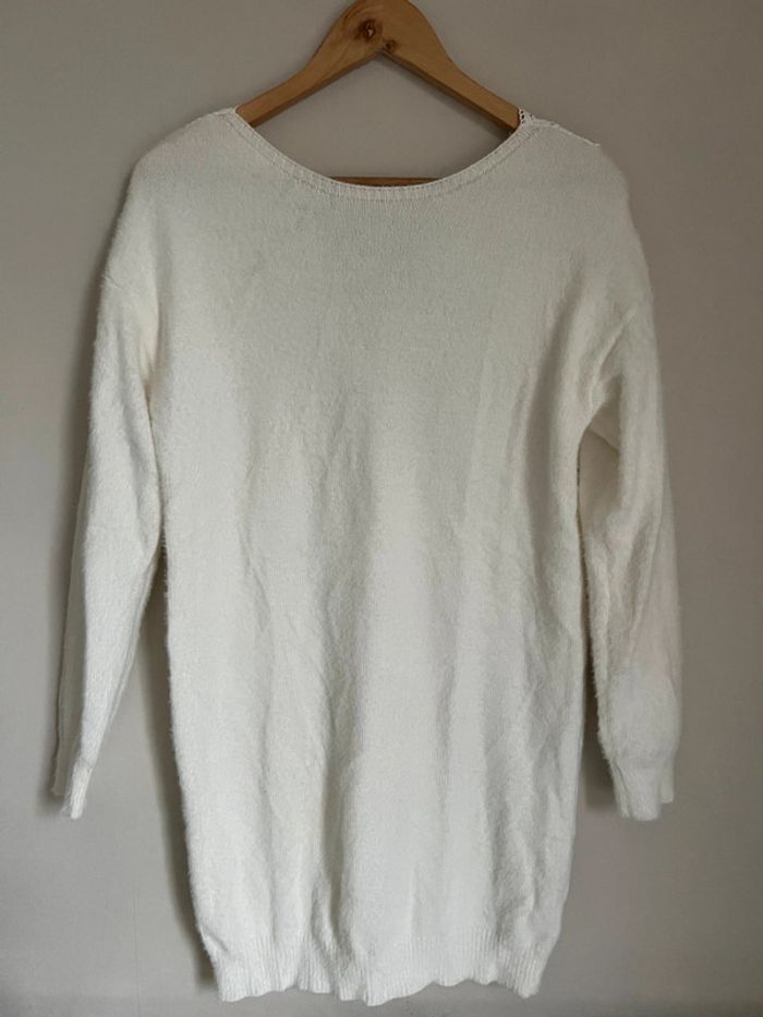Robe pull blanche - photo numéro 3