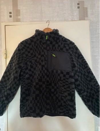 Veste à carreaux polaire 