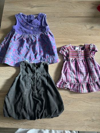 Lot de 3 robes