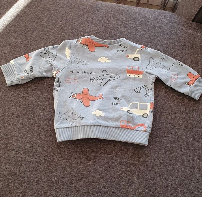 Lot de 2 sweats fins 6-9 mois - photo numéro 5