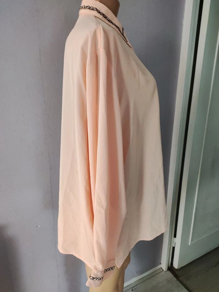 Chemise vintage abricot taille 50/52 - photo numéro 5