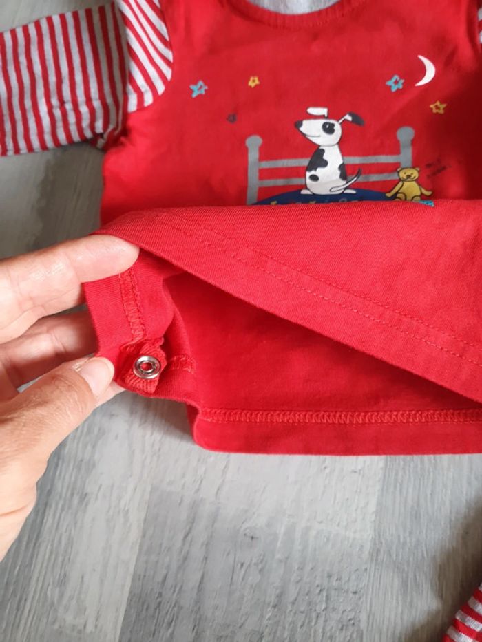 Pyjama fin coton été Orchestra 3 mois - photo numéro 4