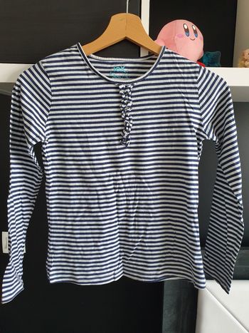 T-shirt manches longues à rayures
