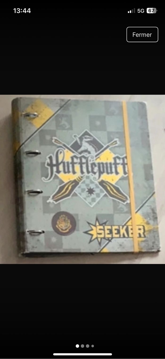 Classeur Harry Potter