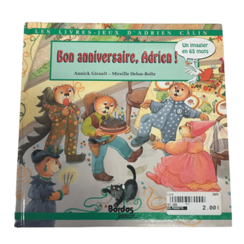 Livre "Bon Anniversaire, Adrien !" - Occasion