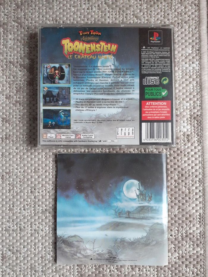 Playstation 1 ps1 toonenstein - photo numéro 2