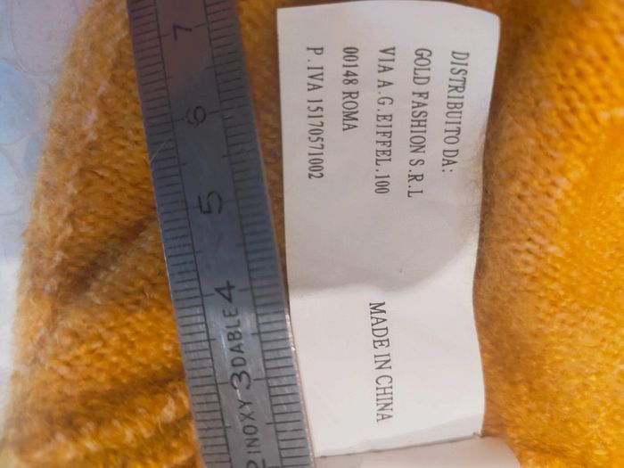 Pull manches longues laine moutarde femme  TU - photo numéro 13