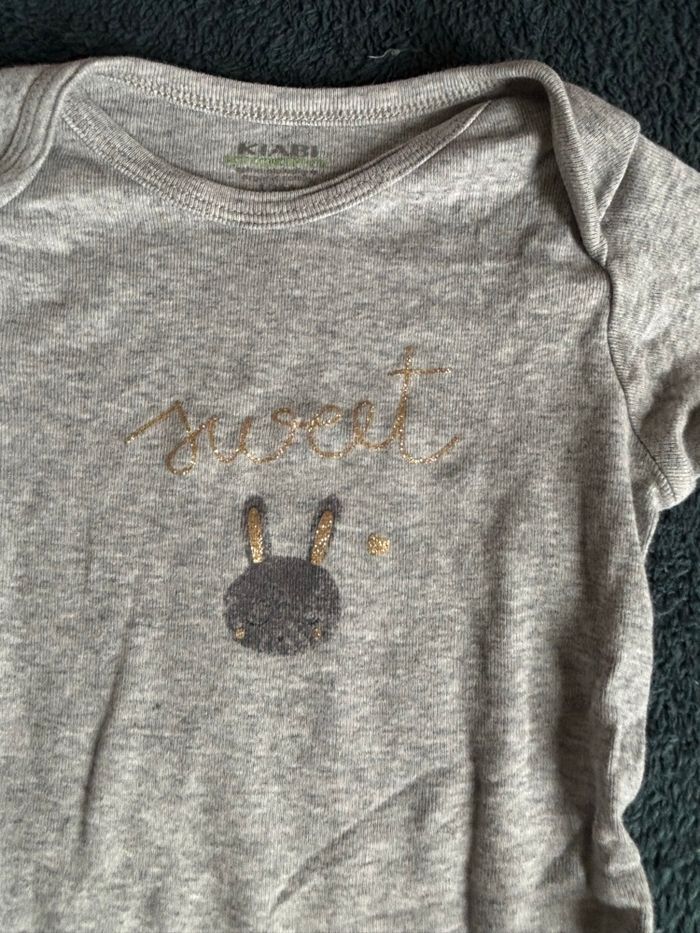 Lot de 3 body manches longues, 12 mois, 74 cm - photo numéro 3