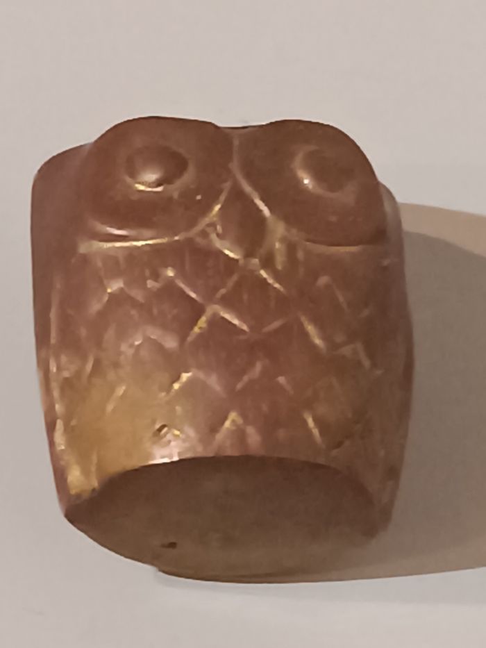 Chouette en cuivre - photo numéro 2