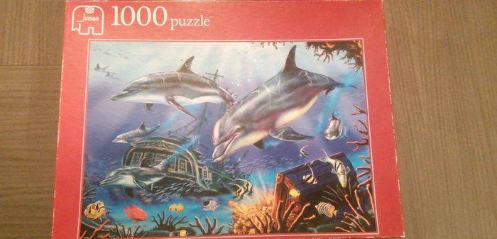 Dauphin trésor bateau 1000 pièces