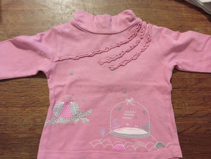 Lot de 5 haut manches longues taille 6 mois - photo numéro 4