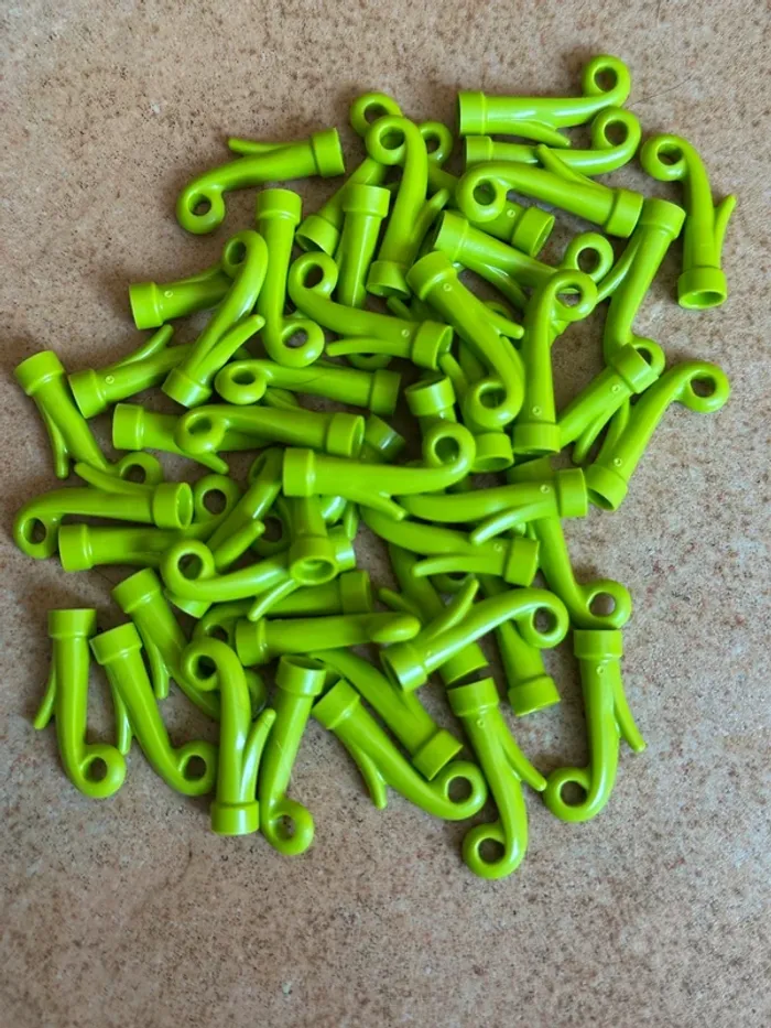 50 Lego Plant Grass Stem ref 15279 Lime jamais utilisé - photo numéro 2