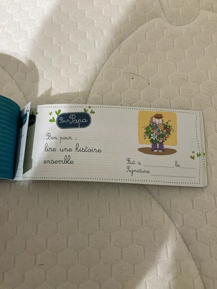 Chéquier cadeaux papa - photo numéro 7