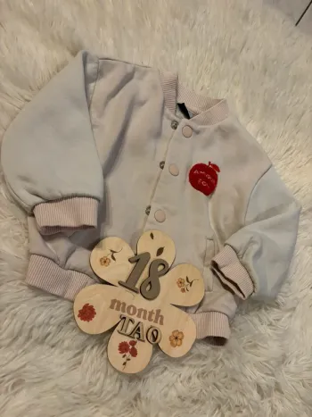 Gilet blanc rose