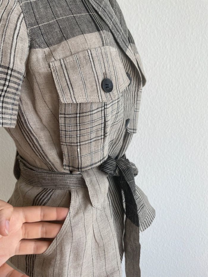 Chemise beige manches courtes Verse - photo numéro 5
