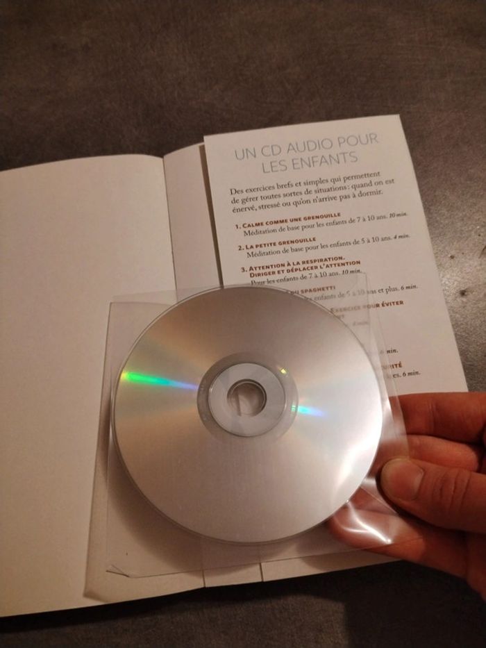 Livre "Calme et attentif comme une grenouille" avec CD neuf - photo numéro 4