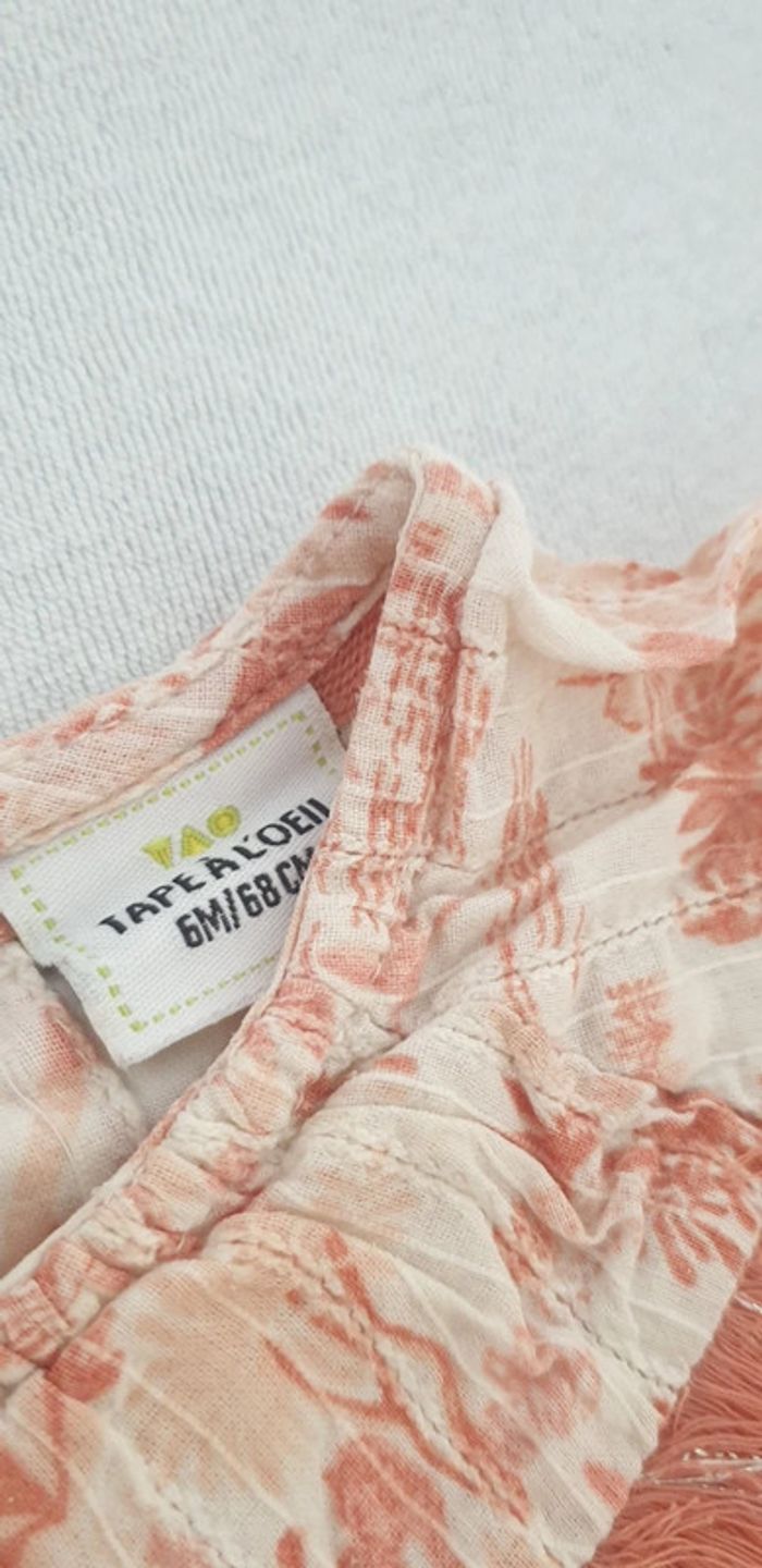 Haut style boheme bebe fille 6 mois tao - photo numéro 3