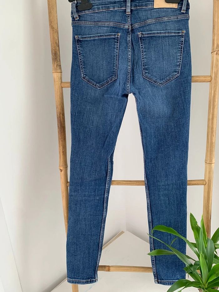jeans skinny Zara bleu taille 36 - photo numéro 3