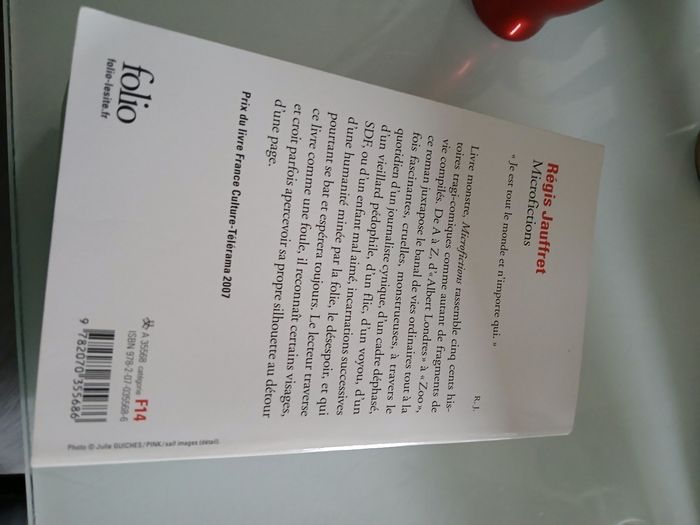 LIVRE MICROFICTION DE REGIS JAUFFRET - photo numéro 2