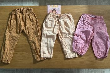 Lot de 3 pantalon et pantacourts