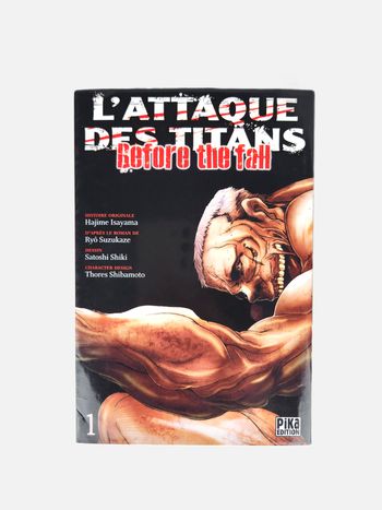Manga L'Attaque Des Titans Before the Fall Tome 1 FR