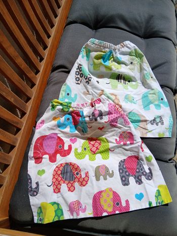 lot de 2 bavoirs maternelle