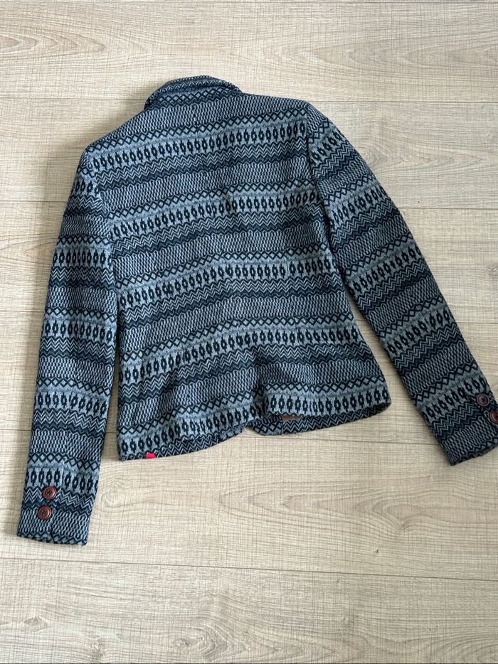 Veste courte grise et noire Esprit taille XS bon état - photo numéro 9