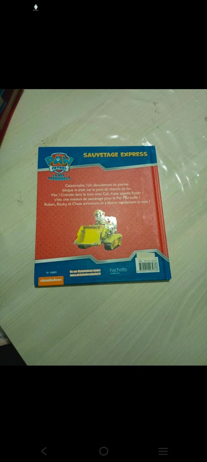Livre paw patrol - photo numéro 2