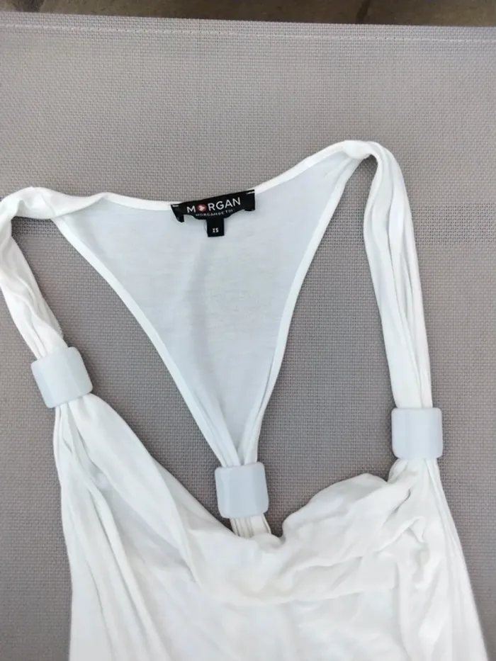 T-shirt blanc morgan - photo numéro 2