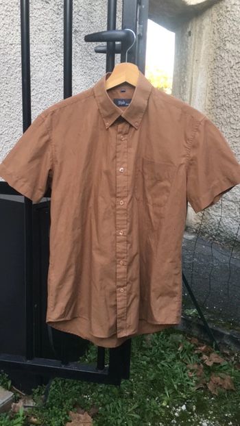 Chemise couleur caramel