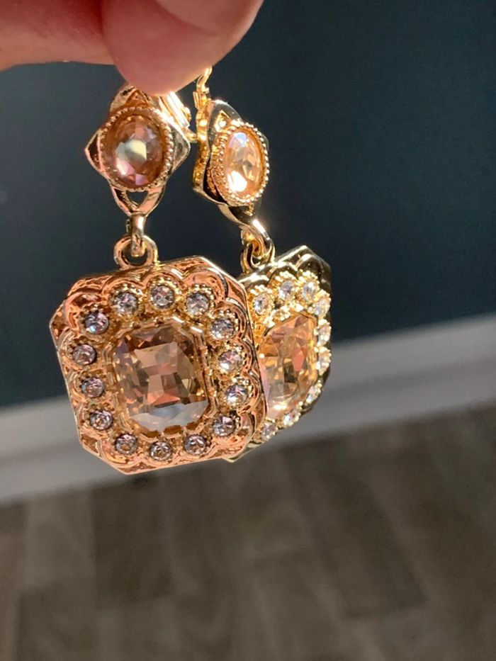 Parure Collier ras de cou  et boucles d’oreilles - photo numéro 8