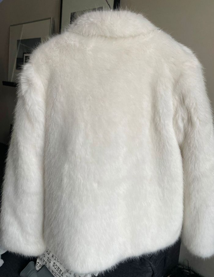Manteau fausse fourrure 10ans - photo numéro 4