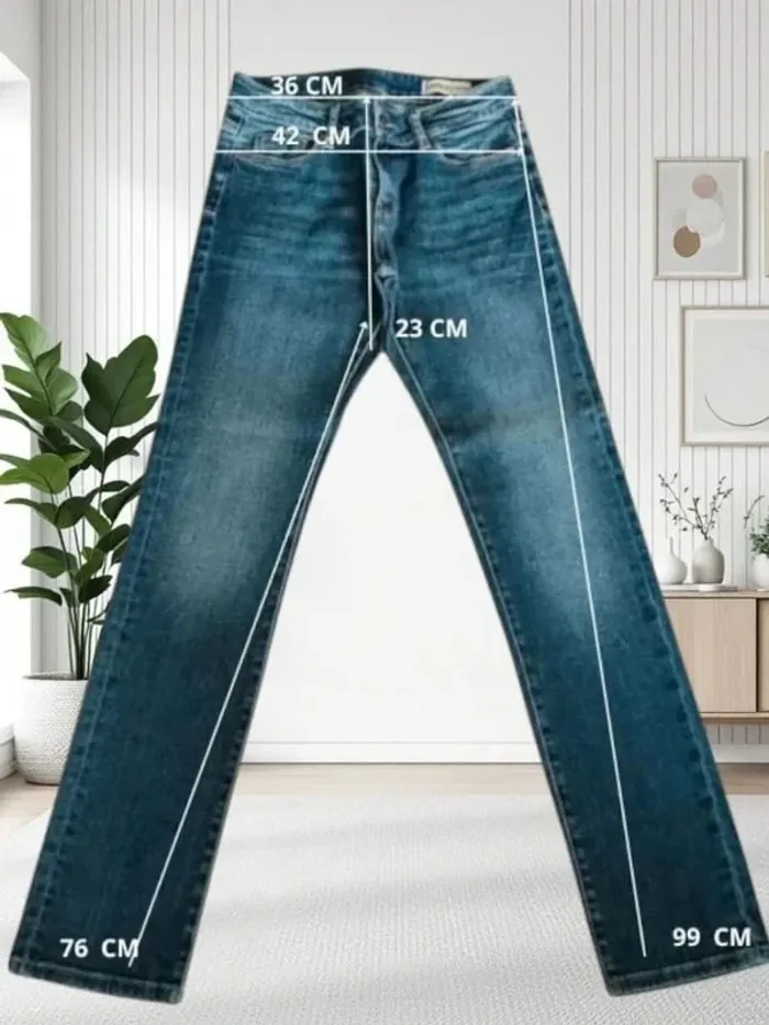 Jean Kaporal coupe demi-slim ,taille mi-haute ,stretch - photo numéro 14