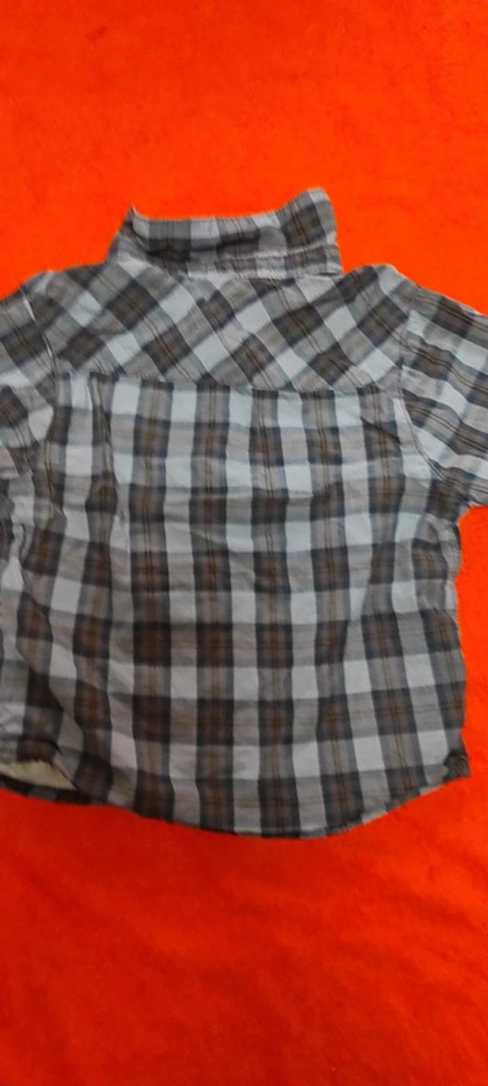 Chemise doublé manches longues Obaïbi 23 mois 86 cm - photo numéro 5