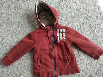 Veste / gilet bordeaux Vertbaudet 4 ans