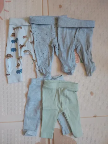 Lot de legging / bas 1 mois 56 cm