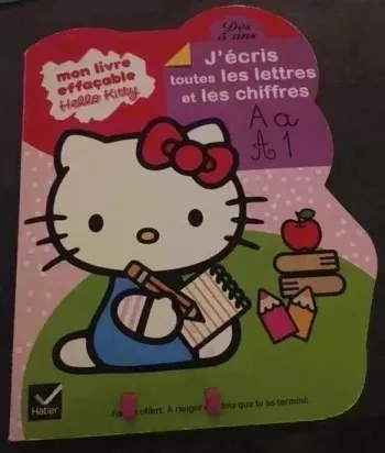 📘 Mon livre effaçable Hello Kitty – Dès 5 ans