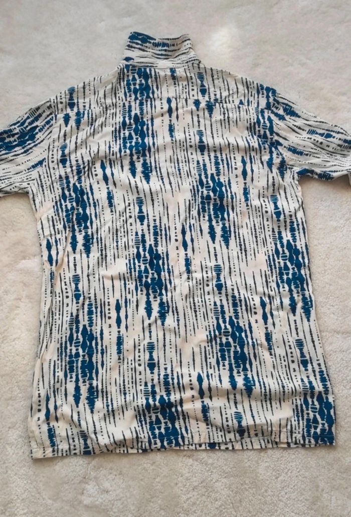 Blouse, robe courte, tunique By Coco made in Italy blanc et bleu M printemps été - photo numéro 6
